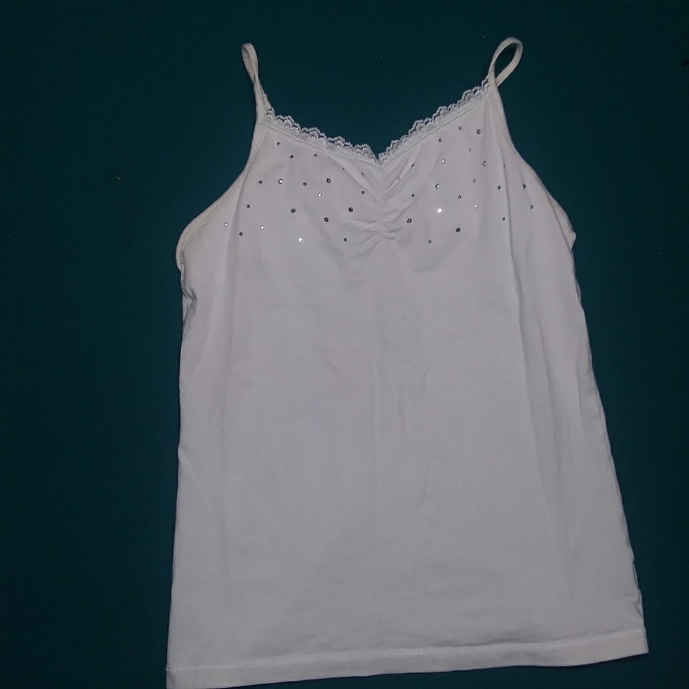 Lined girls tank